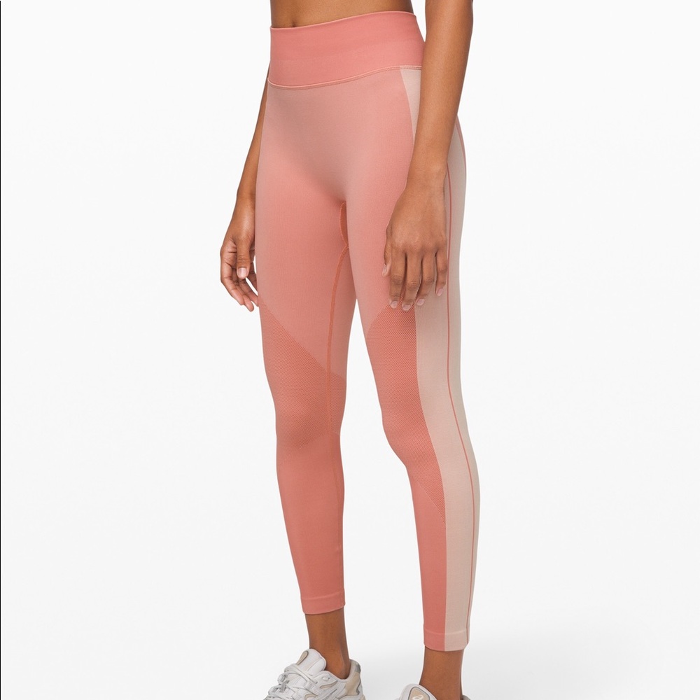 Pink lululemon leggings